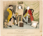 Garrick and Hogarth, or the Artist puzzled