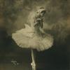 Anna Pavlova, costumed as The dying swan