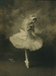 Anna Pavlova, costumed as The dying swan