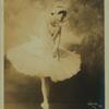 Anna Pavlova, costumed as The dying swan