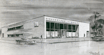 Architectural drawing of Kingsbridge Library branch