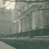 Dushan. Oblique view of the Fifth Avenue facade from the north corner of the balustrade, ca. 1940s