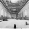 Interior work : construction of the Main Reading Room, showing the completed ceiling