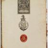 Inside front cover bookplates of Marquess of Crewe and George Arents