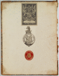 Inside front cover bookplates of Marquess of Crewe and George Arents
