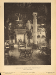 Fountain in the orangery : Hotel Astor, New York, N.Y., Clinton & Russell, architects.