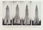 Stages in the design for the Chrysler building