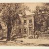 Packard, N. S. Original pen-and-ink drawing, signed, of Walt Whitman's house, Mickle Street, Camden, New Jersey