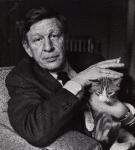 Wystan Hugh Auden (seated with cat)