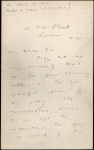 Unknown correspondent. ALS to an. Regarding "Lady Windemere's fan"
