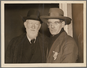 Photograph of Sean O'Casey and George Bernard Shaw