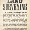 Henry D. Thoreau "Land surveying..." handbill