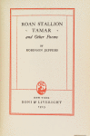 Roan stallion, Tamar and other poems