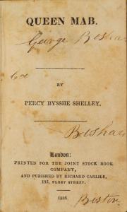 Queen Mab. By Percy Bysshe Shelley (1826 edition)