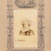 Ink-wash portrait of Queen Caroline