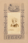 Ink-wash portrait of Queen Caroline
