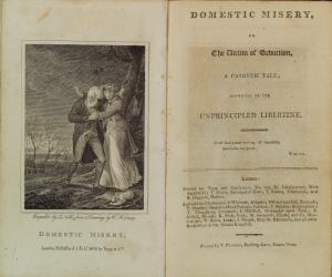 Domestic misery, or, The victim of seduction : a pathetic tale; addressed to the unprincipled libertine.