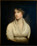 Oil portrait of Mary Wollstonecraft