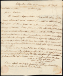 Catharine Macaulay autograph letter (copy) signed to Mary Wollstonecraft, 30 December 1790