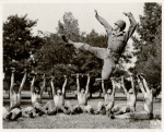 José Limón (leaping) with soldiers