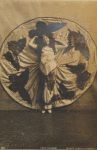 Loie Fuller displaying circular dress