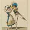 Costumes de Mazillier et de Melle. Florentine dans Faust, drame, acte Ier, scène IX, Th. de la Porte St. Martin