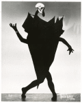 Male dancer as The Knight of Death in Leonide Massine's Bacchanale
