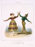 Mr. Font et Mme. Dubinon dans la danse Corralleros de Sevilla