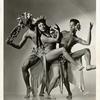 Roger Ohardieno, Katherine Dunham, and Tommy Gomez performing Rara Tonga in Tropical Revue