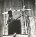 Jerome Robbins and Mary Martin in "Peter Pan"