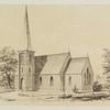 Perspective View of Wooden Church