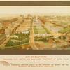 City of Baltimore improvements, proposed civic centre and boulevard treatment of Jones Falls