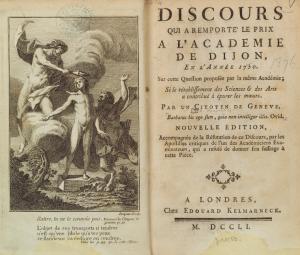 Discours qui a remporté le prix a l'Academie de Dijon, en l'année 1750 :