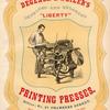 Degener & Weiler's improved and enlarged "Liberty" printing presses