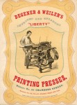 Degener & Weiler's improved and enlarged "Liberty" printing presses