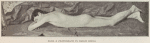 From a photograph by Baron Corvo. [Nude man laying down.]