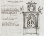 In the North wall of the Chancell is this Monument fixt