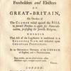 An Earnest and Serious address to the freeholders and electors of Great-Britain, on the occasion of the clamor raised against the bill to permit persons to apply for naturalization, professing the Jewish religion : wherein that act of the Legislature is considered in a religious view and defended upon Christian principles