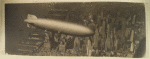Photograph of the air ship Hindenburg over New York City