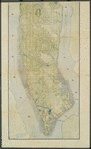 1609. The island of Manhattan (Mannahtin) at the time of its discovery showing its elevations, water-courses, marshes, and shore line.