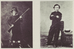 Tad Lincoln as a Zouave. 1861