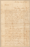 Letter to [Gen. Adam Stephen]