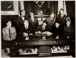 Governor Driscoll signing S-189, Chapter 461