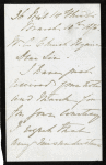 Sarah Lazarus correspondence. (March 10, 1876)