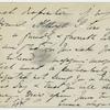 Emma Lazarus correspondence.