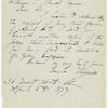 Emma Lazarus correspondence. (April 8, 1877)