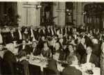 Robinson and other people dressed up for the P.E.N. banquet in London, 1923