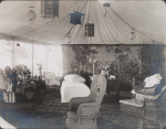 Belnoir Island, tent interior, 1906