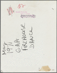 Gay Activists Alliance Firehouse Dance, 1971