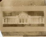 Plaster model of the Fifth Avenue facade